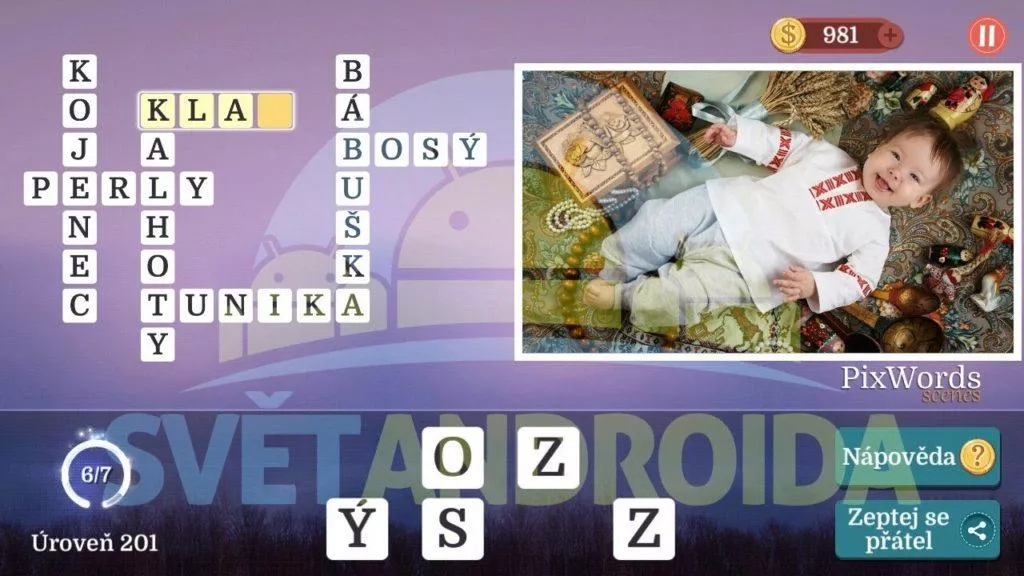 Pixwords Scenes napoveda uroven 201
