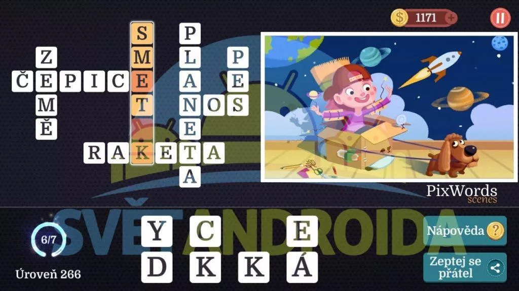 Pixwords Scenes odpovedi