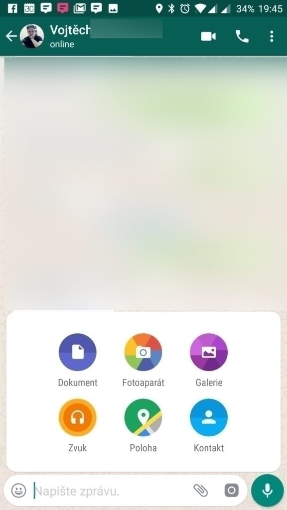 Sdílení polohy ve WhatsApp