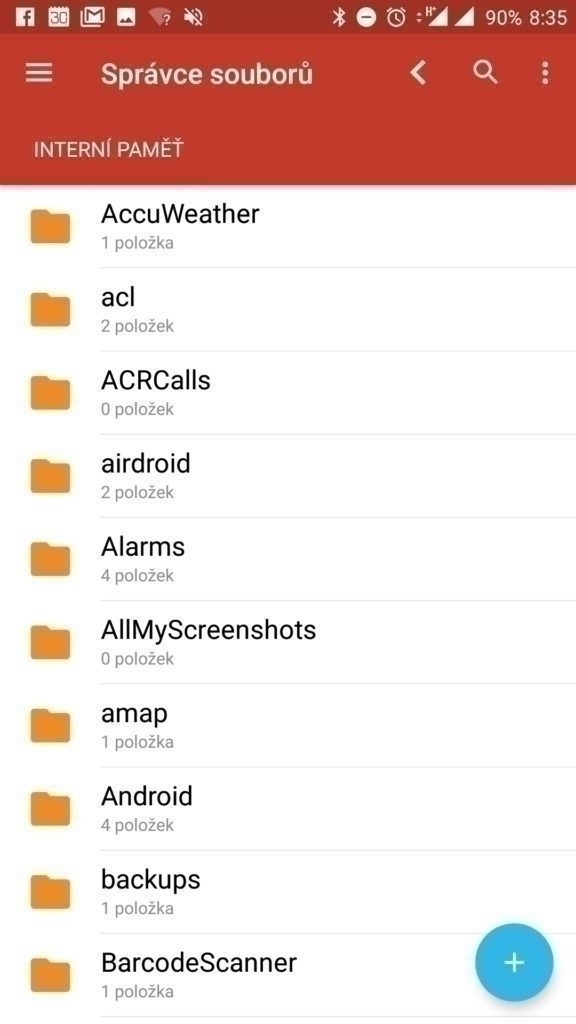 Správce souborů (File Manager)