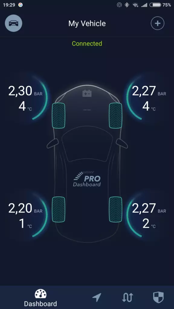 ZUS Smart Tire Safety Monitor app 1