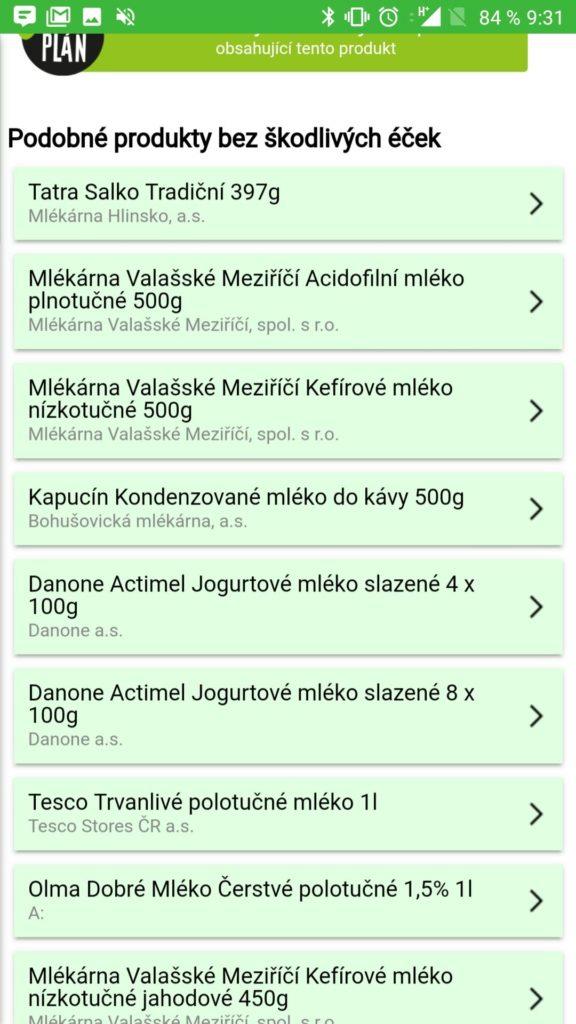 Produkty bez éček