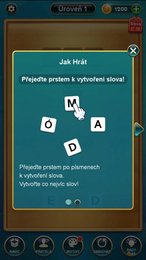 Slova se tvoří tahem prstu