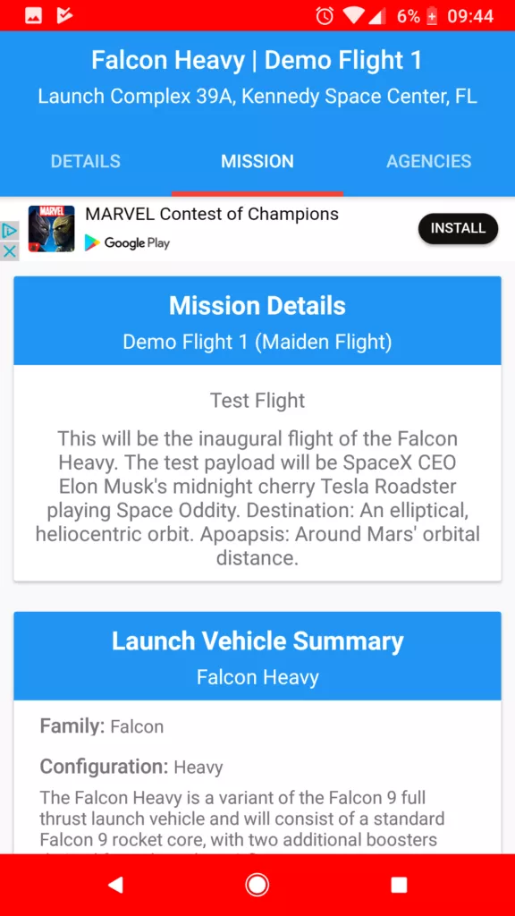 Space Launch Now spacex