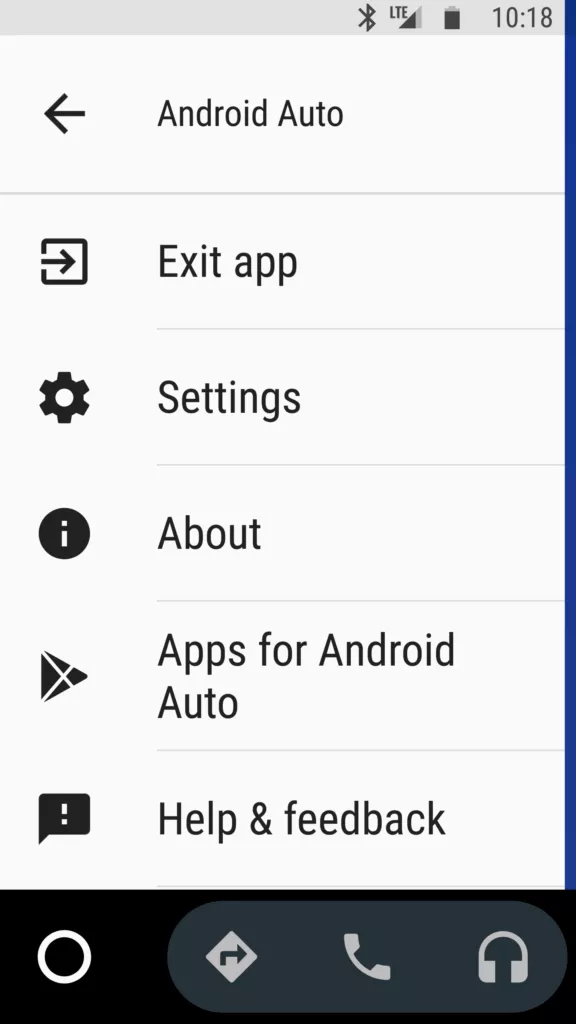 android auto nastaveni