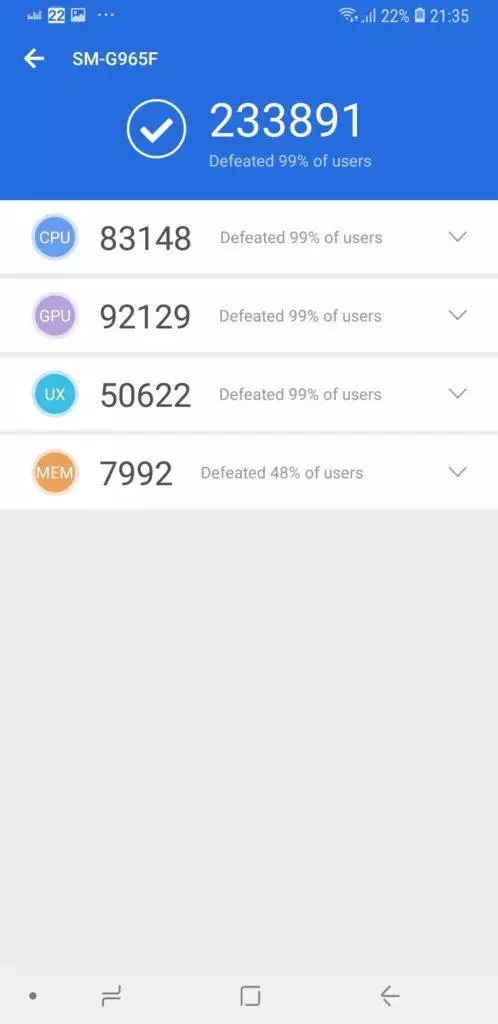 Galaxy S9 Antutu