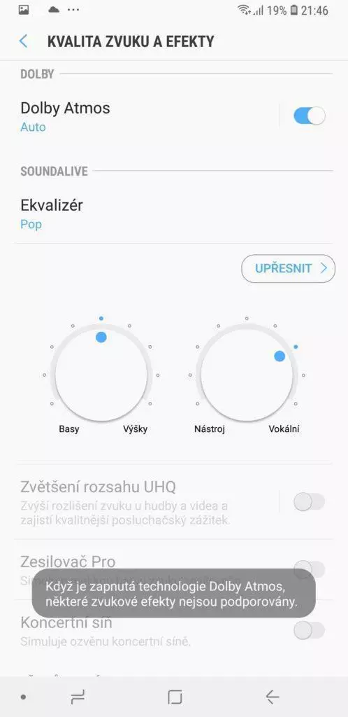 Samsung Galaxy S9 zvuk (1)