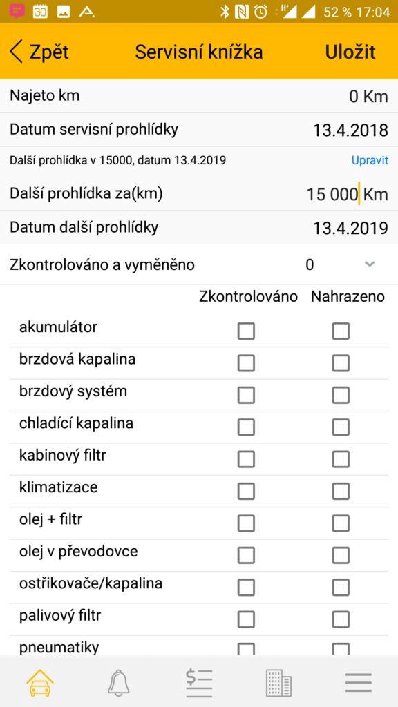 Servisní knížka