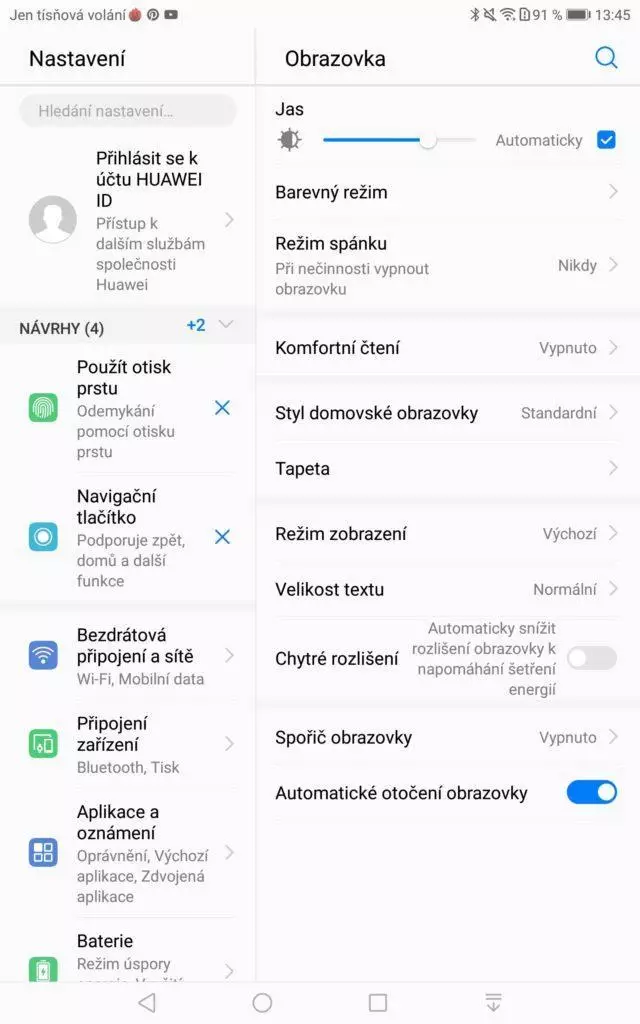 Huawei MediaPad EMUI 8.0 Android 8 Oreo