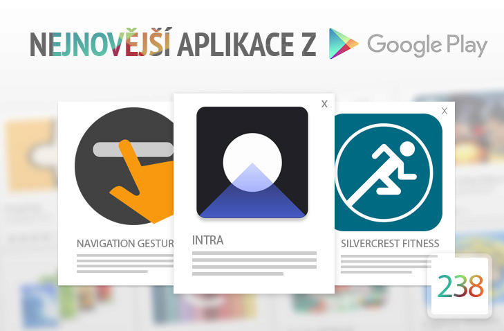 Nejnovější aplikace z Google Play 238 ovládejte telefon gesty