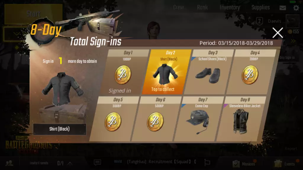 PUBG mobile free to play prvky