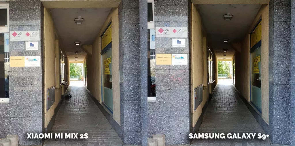 který mobil má nejlepší fotoaparát? Samsung Galaxy S9 plus vs Xiaomi Mi Mix 2S - podchod
