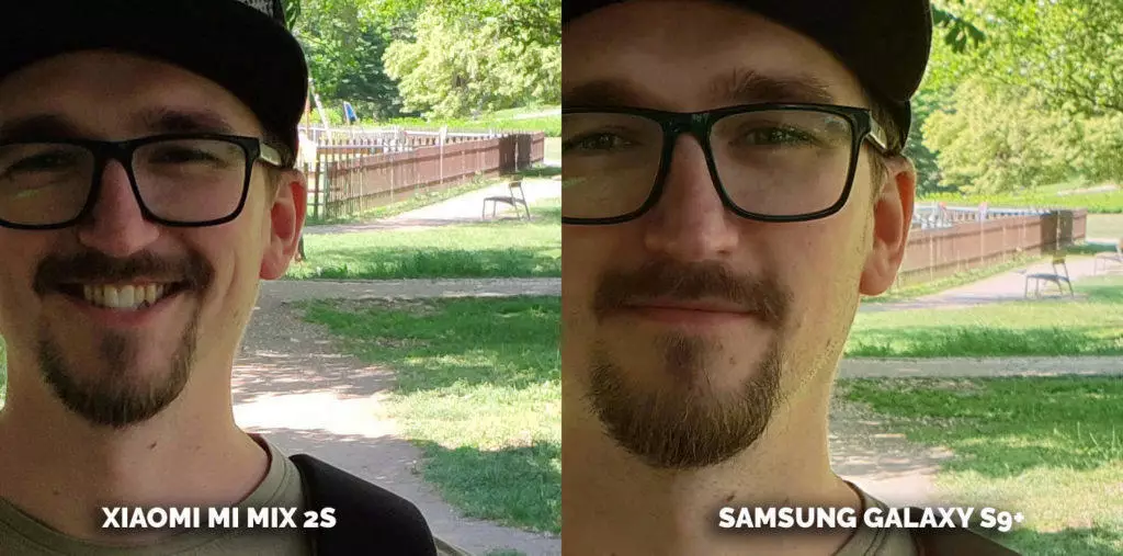 Nejlepší fotomobil 2018 - Samsung Galaxy S9 vs. Xiaomi Mi Mix 2S - obličej