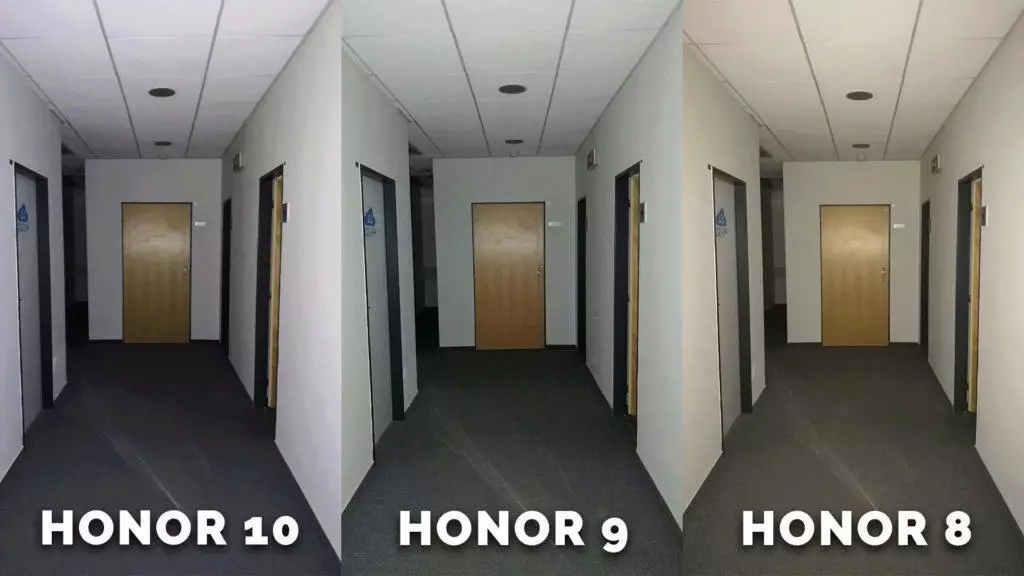 honor 8 vs honor 9 vs honor 10 - chodba