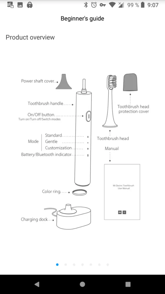 manuly aplikace mi home xiaomi mi sonic electric