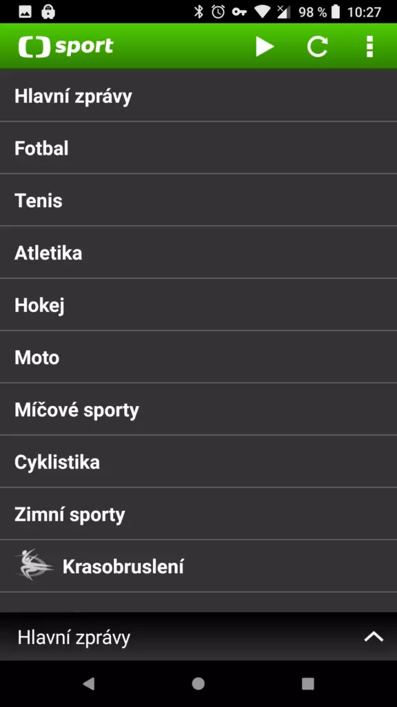 ms v hokeji 2018 ct sport