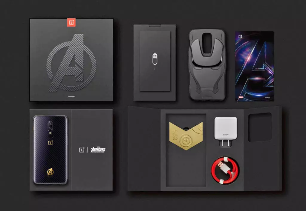 oneplus 6 avengers edice obsah baleni