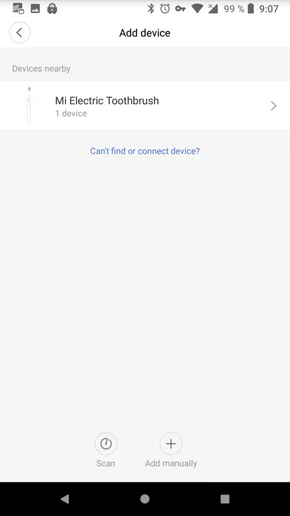 pridani kartacku do aplikace xiaomi mi sonic electric toothbrush