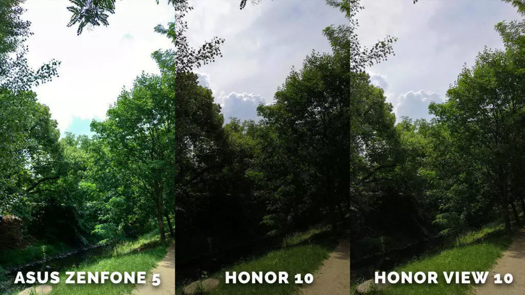 fototest Asus Zenfone 5 vs. Honor 10 vs. Honor View 10