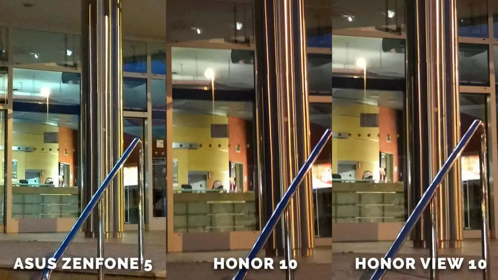Asus Zenfone 5 vs. Honor 10 vs. Honor View 10 testovani fotoaparatu - dvere