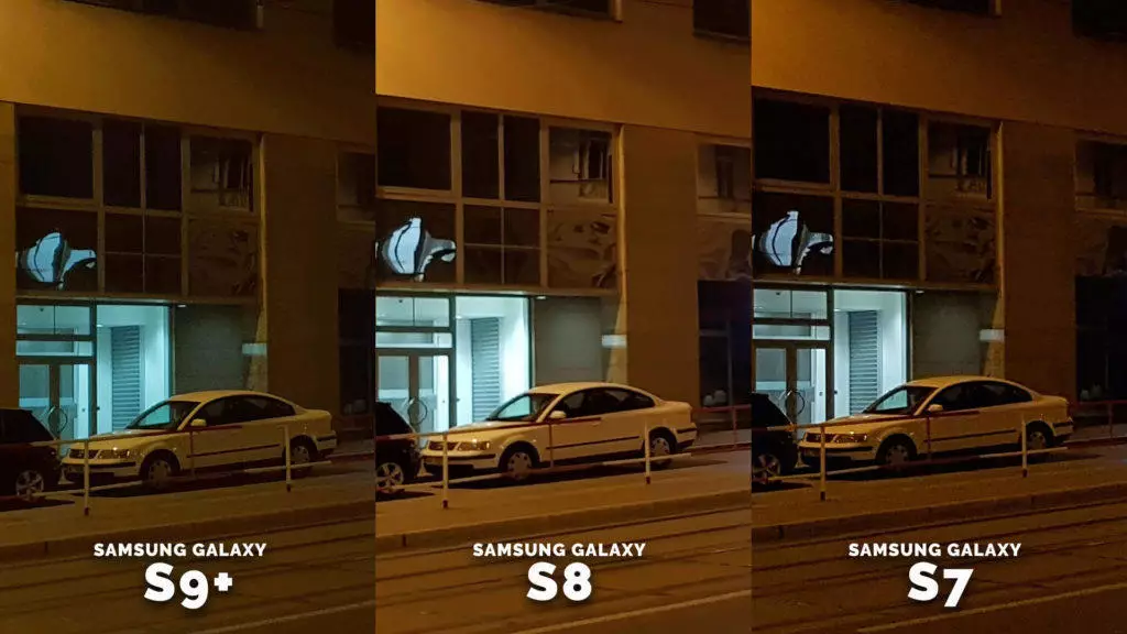 Noční fotografie samsung galaxy S7 galaxy S8 galaxy S9