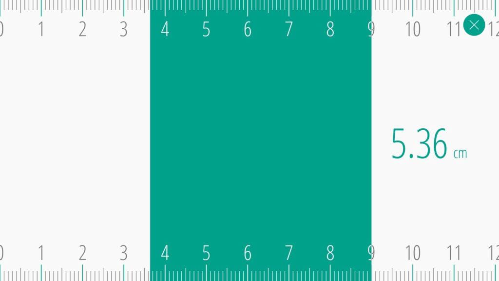 Ruler Android - Měření od bodu do bodu