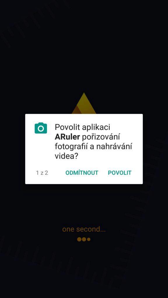 ARuler Požadavek na oprávnění