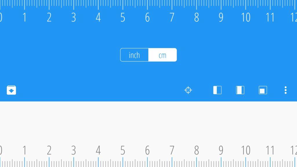 Ruler Pravítko na obrazovce vašeho telefonu