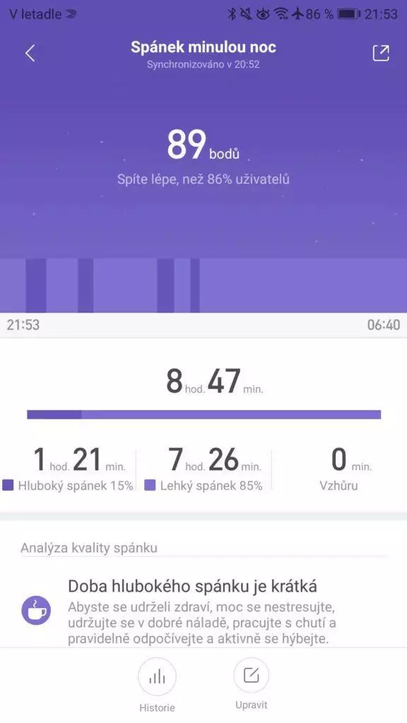 Xiaomi Mi Band 3 Mi Fit aktivity