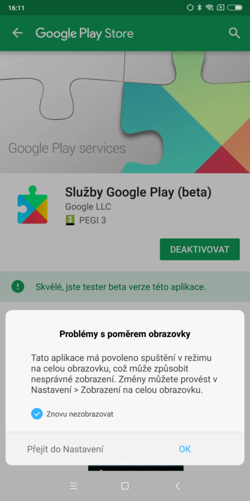Xiaomi Redmi Note 5 roztažení