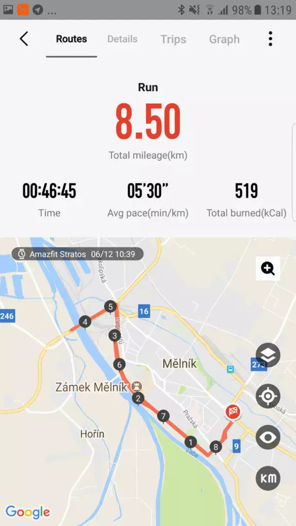 amazfit watch beh mapa
