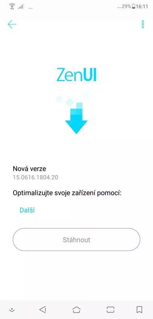asus zenfone 5 aktualizace