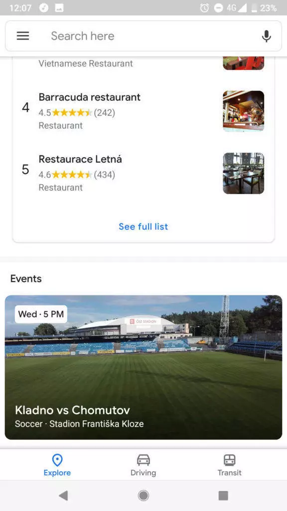 novy vzhled Google Mapy Material design