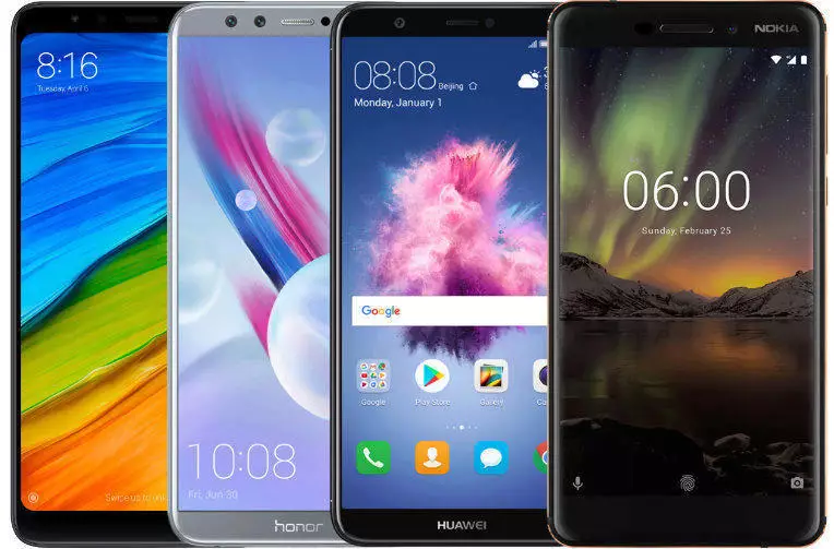 srovnani vykonu nizsi trida telefonu xiaomi honor huawei nokia
