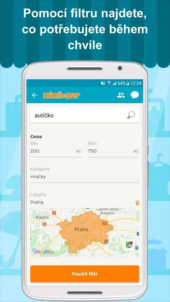 Díky filtrům najdete, co hledáte