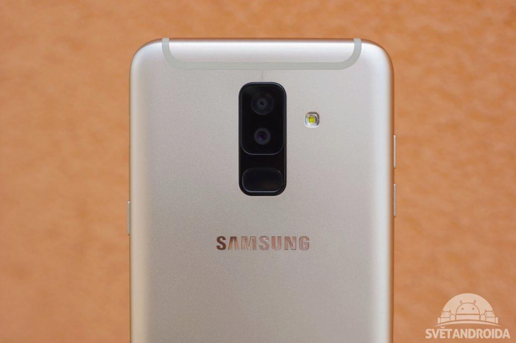Samsung Galaxy A6+ fotoaparát