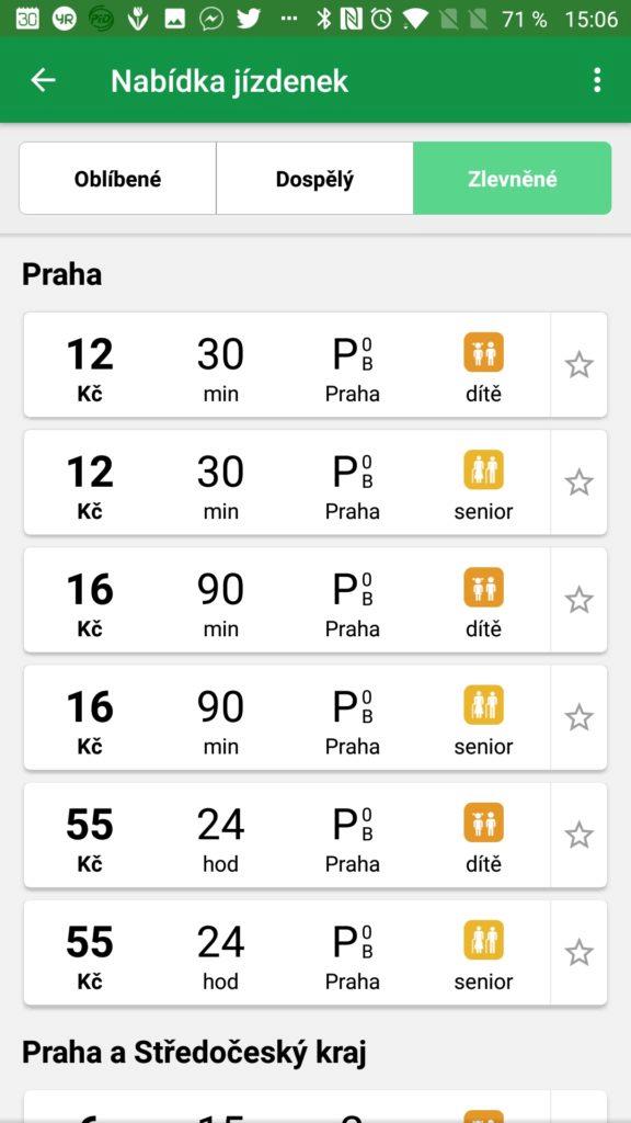 Zlevněné jízdenky PID lítačka