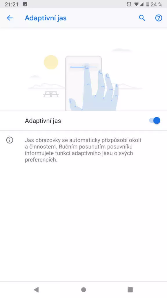 Android 9 Pie adaptivni jas