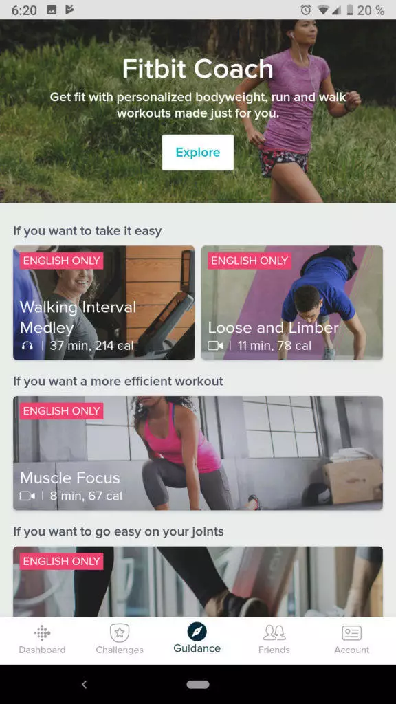 fitbit coach