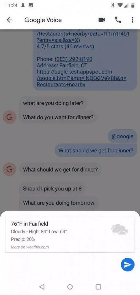 kecalek allo integrace asistenta ve zpravach google