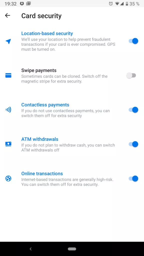 revolut karta bezpecnost