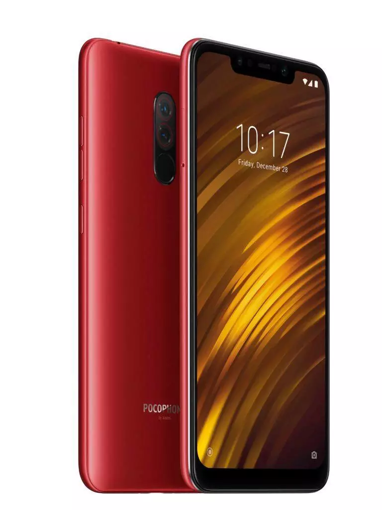 xiaomi pocophone f1 cervena