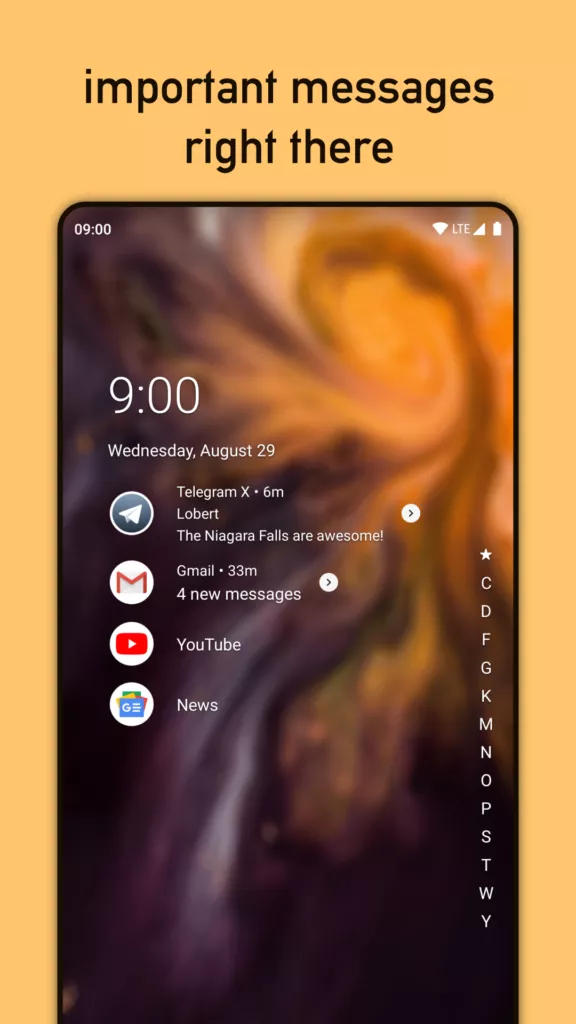 Niagara Launcher fresh clean 3