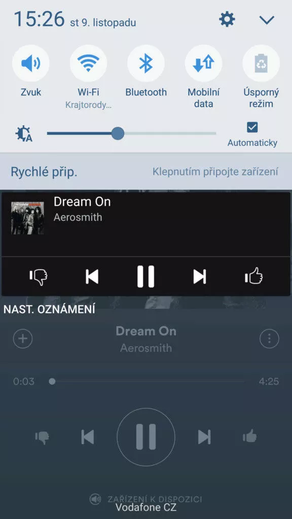 Spotify-aplikace-android
