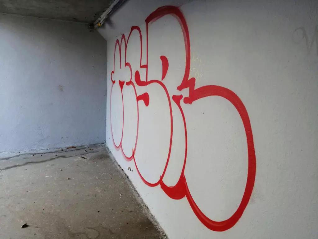 Honor 8X fotografie graffiti
