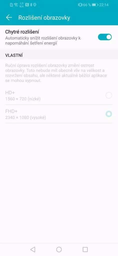 Honor 8X vydrz baterie zmena rozliseni