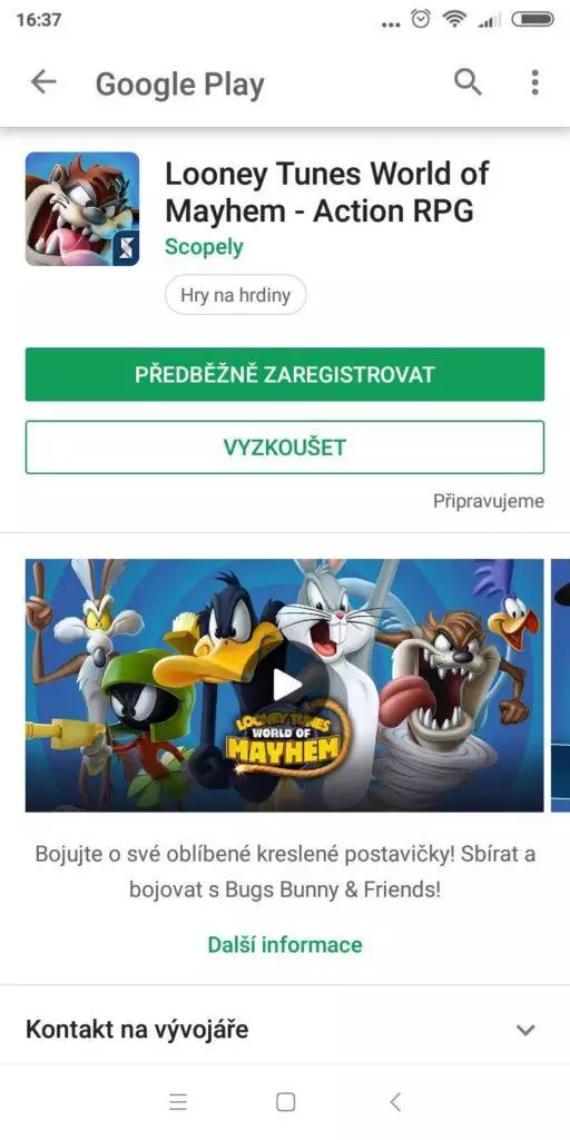 Looney Tunes World of Mayhem upozorní při vydání