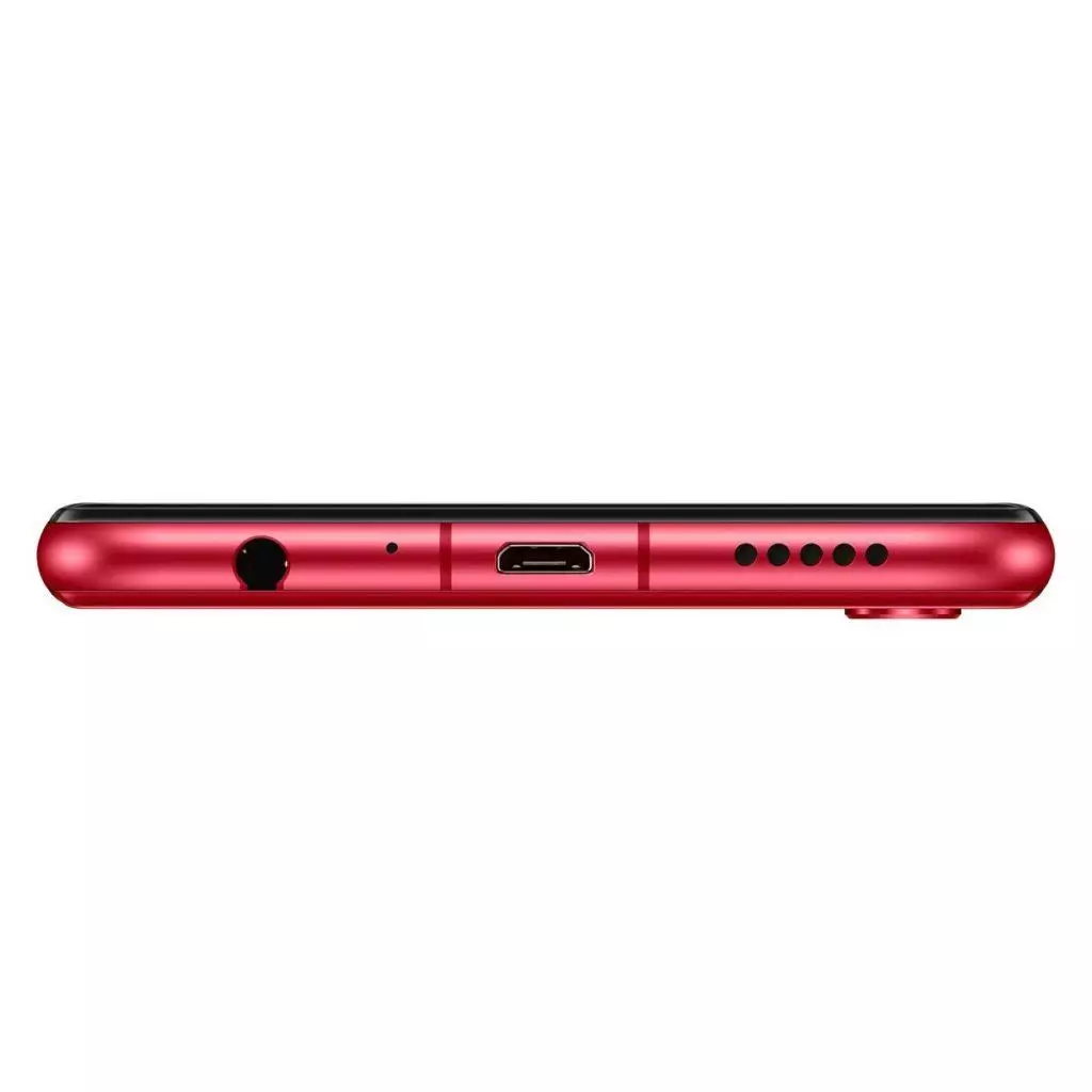Telefon Honor 8X červený - zespodu