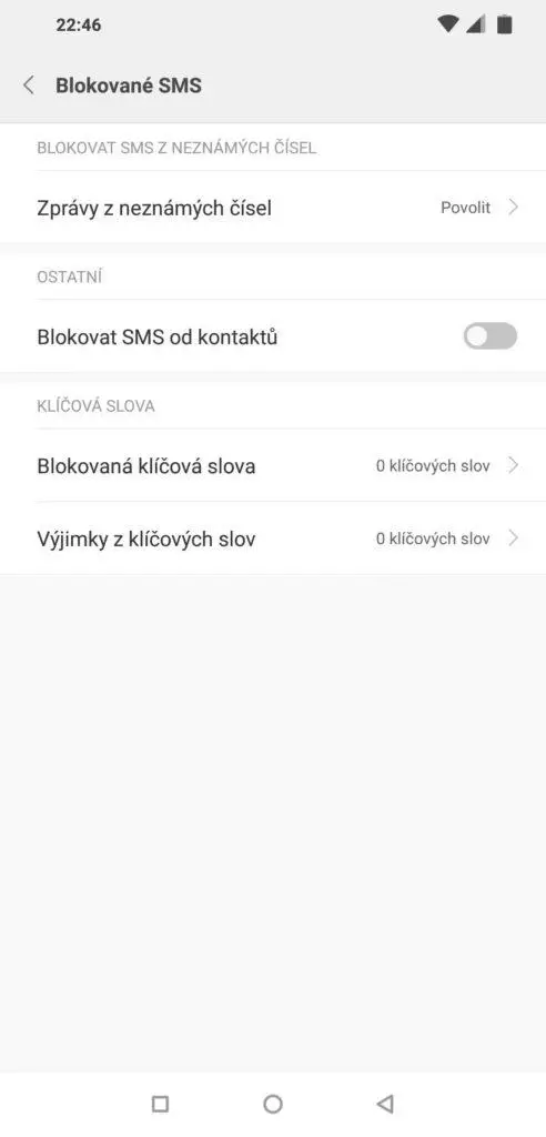 aplikace optimalizace sms