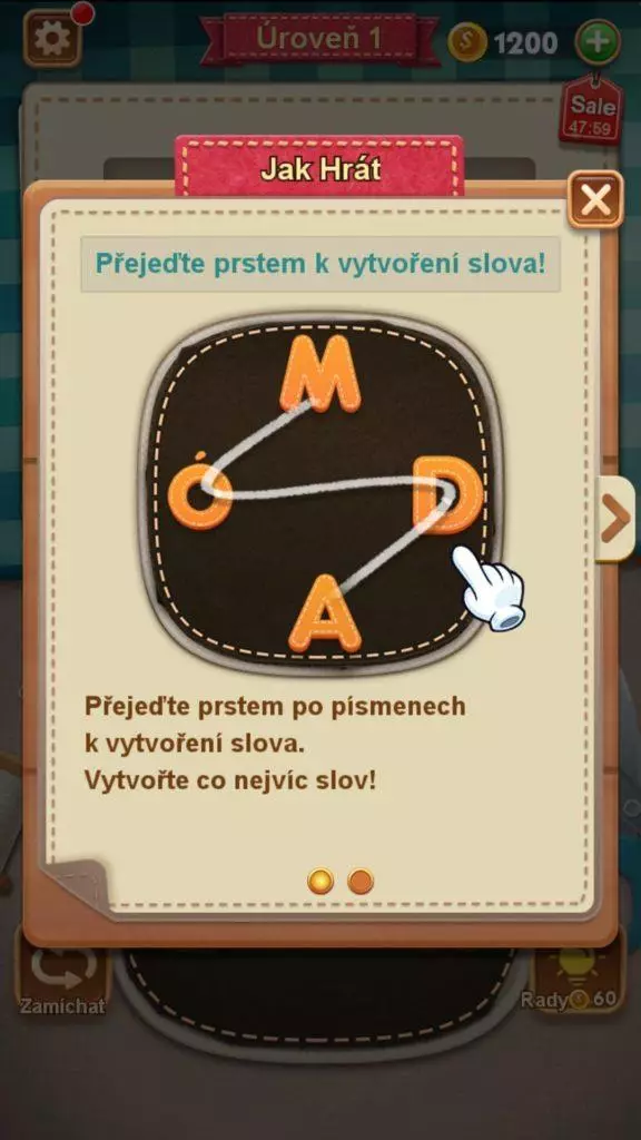 hra android slovo mistr napoveda